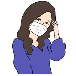 体調不良を感じる